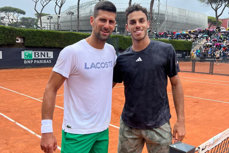 Francisco Cerundolo se mide ante Novak Djokovic por los octavos de final de Roland Garros