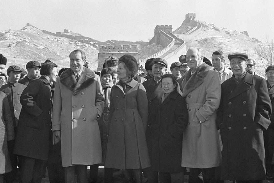 Richard Nixon's historic visit to China.