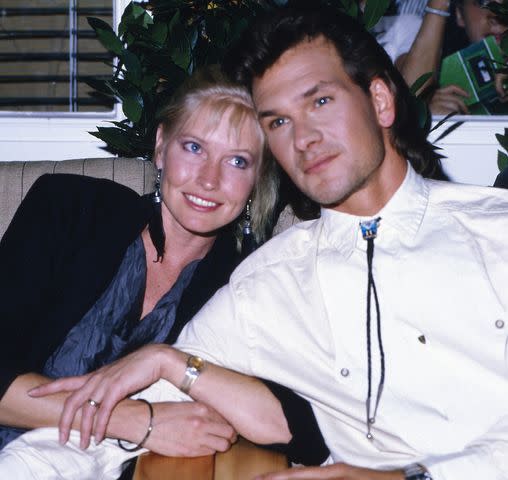 Helmut Reiss/United Archives via Getty Images Lisa Niemi (left) and Patrick Swayze