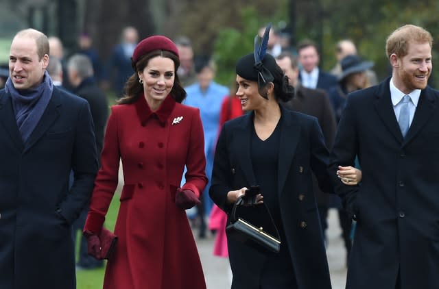 Royals attends Christmas Day Church service