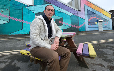 Iranian asylum seeker Babak Hajipour poses for a photograph in Liverpool, Britain January 14, 2019. REUTERS/Andrew Yates