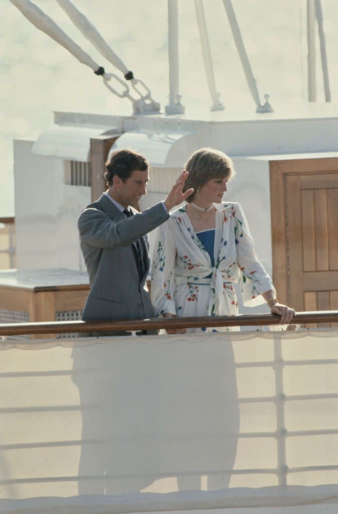 <p>After having a royal wedding seen around the world, Prince Charles and Princess Diana embarked on a 14-day Mediterranean cruise.</p>