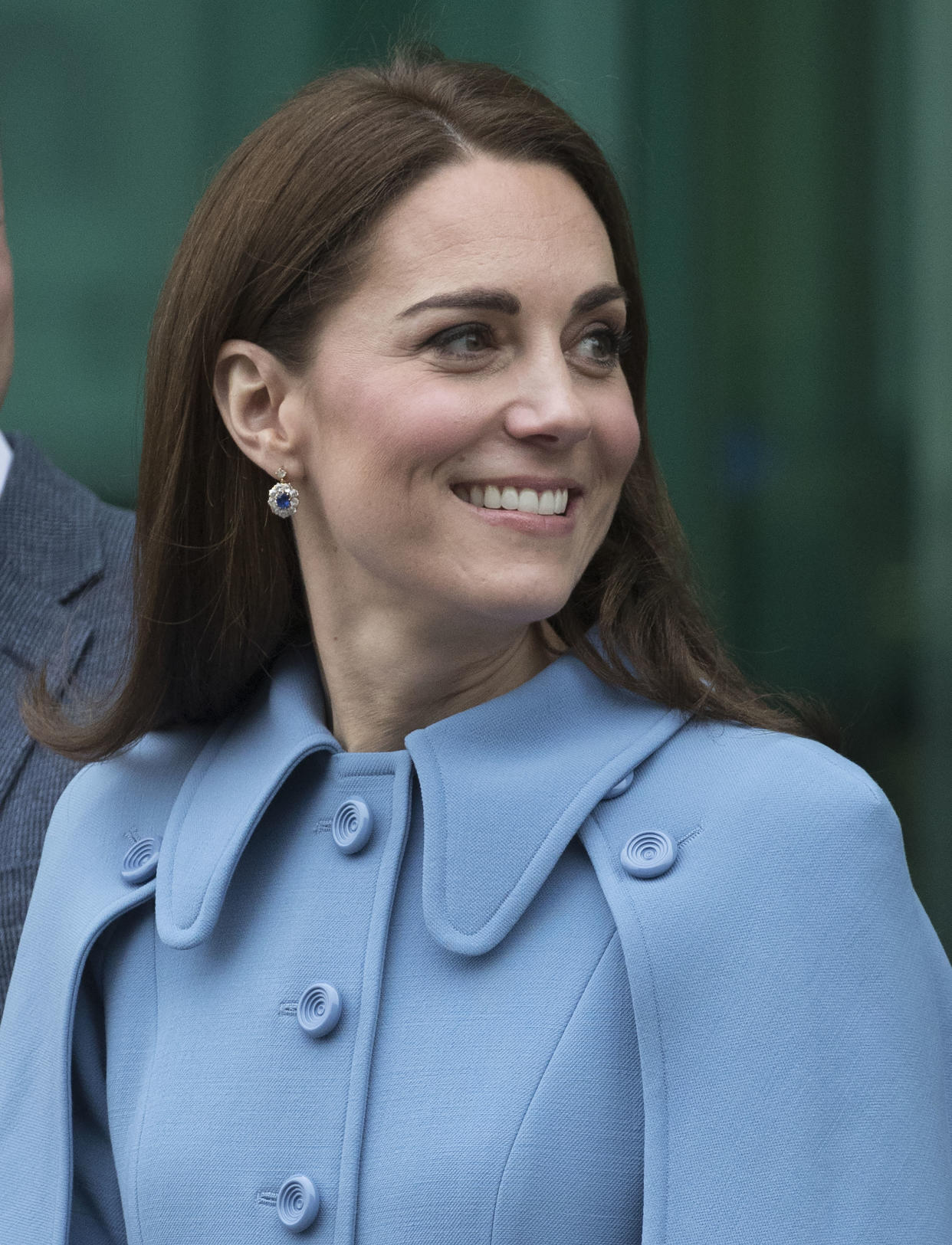 Kate Middleton received her first dose of the COVID-19 vaccine. (Photo: Stephen Lock - Pool/Getty Images)