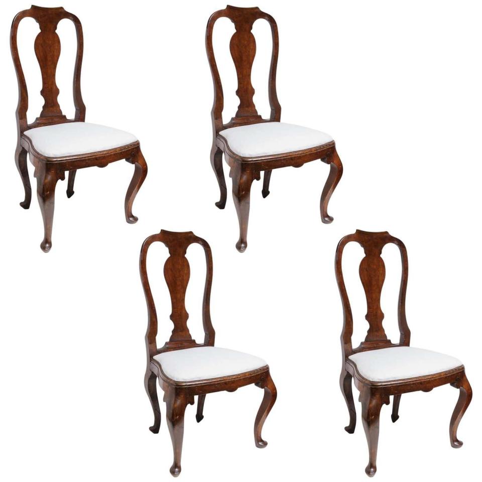 <p><a href="https://go.redirectingat.com?id=74968X1596630&url=https%3A%2F%2Fwww.1stdibs.com%2Ffurniture%2Fseating%2Fdining-room-chairs%2Fqueen-anne-dining-chairs%2Fid-f_5034533%2F&sref=https%3A%2F%2F" rel="nofollow noopener" target="_blank" data-ylk="slk:Shop Now;elm:context_link;itc:0;sec:content-canvas" class="link ">Shop Now</a></p><p>Queen Anne Chairs</p><p>1stdibs.com</p><p>$3800.00</p>