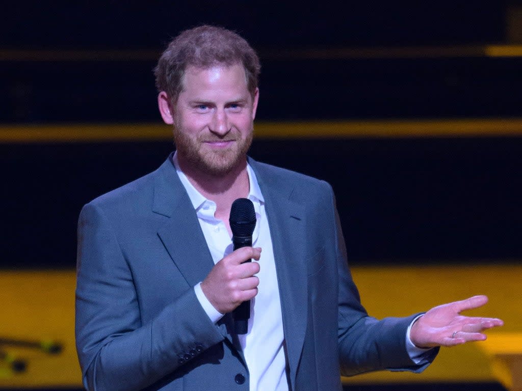 Prince Harry spoke at the opening ceremony of the Invictus Games (Tim Rooke/Shutterstock)