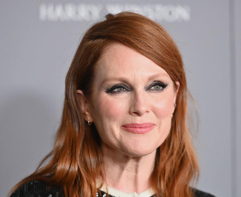 Julianne Moore's Charcoal Smoky Eye 