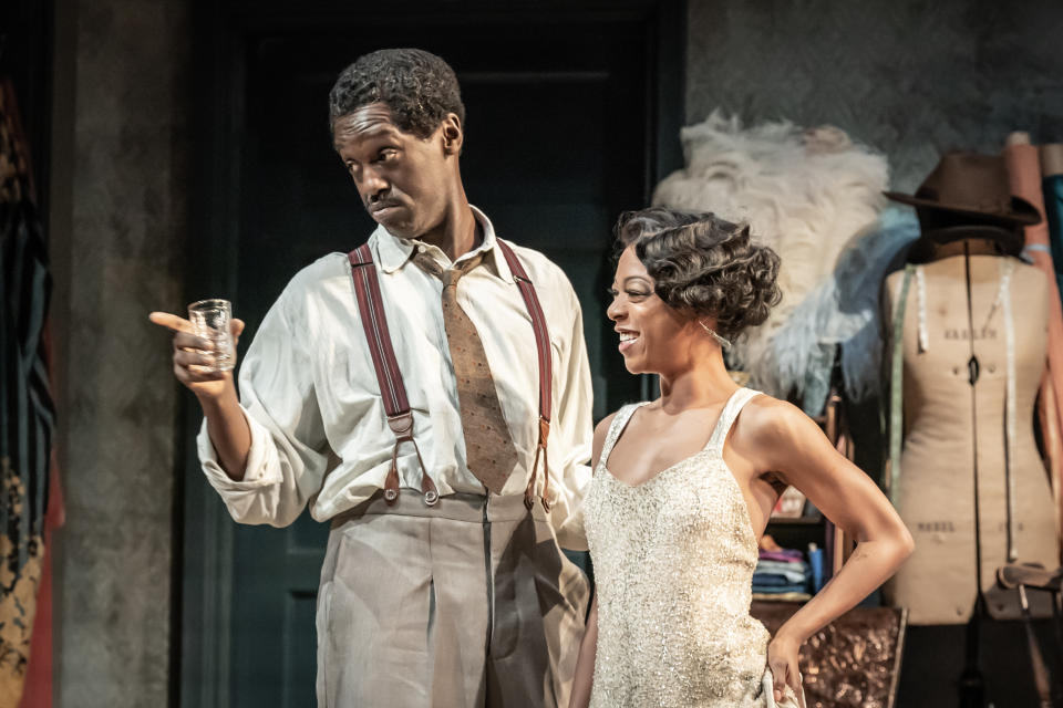 Sule Rimi and Samira Wiley in Blues for a Alabama Sky .Photo by Marc Brenner