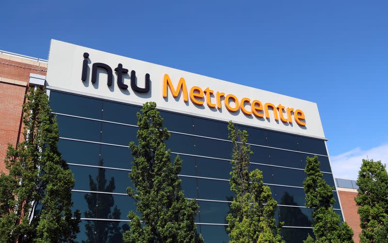 Logo of the Intu Metrocentre is pictured in Metrocentre