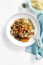 <p>To make this dish vegetarian, swap the pork for 1½ pounds of chopped root vegetables (like sweet potatoes, parsnips, and rutabaga). Decrease the cooking time by 2 hours.</p><p><a rel="nofollow noopener" href="https://www.womansday.com/food-recipes/food-drinks/recipes/a50208/pork-carrot-chickpea-stew-wdy0515/" target="_blank" data-ylk="slk:Get the recipe.;elm:context_link;itc:0;sec:content-canvas" class="link "><strong>Get the recipe.</strong></a></p>