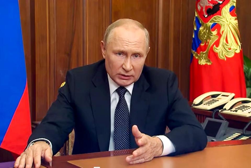 Vladimir Putin warned he would be prepared to use nuclear weapons to protect Russia (Russian Presidential Press Service)