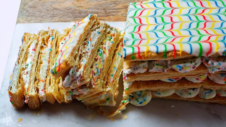 Funfetti Napoleon Cake