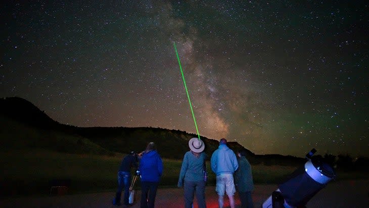 park ranger teaches astronomy