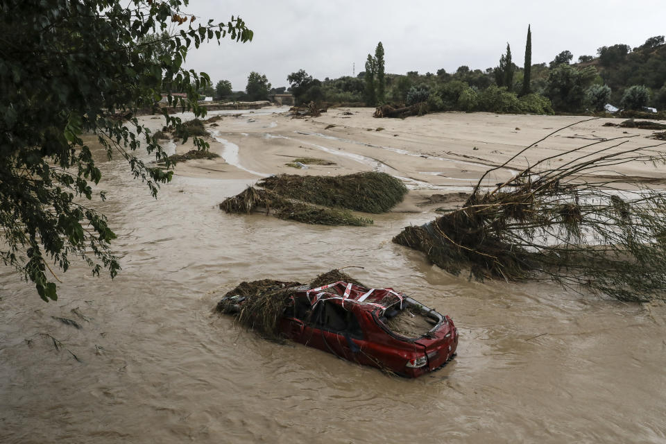 西班牙創紀錄暴雨釀災(Photo by Pablo Blazquez Dominguez/Getty Images)