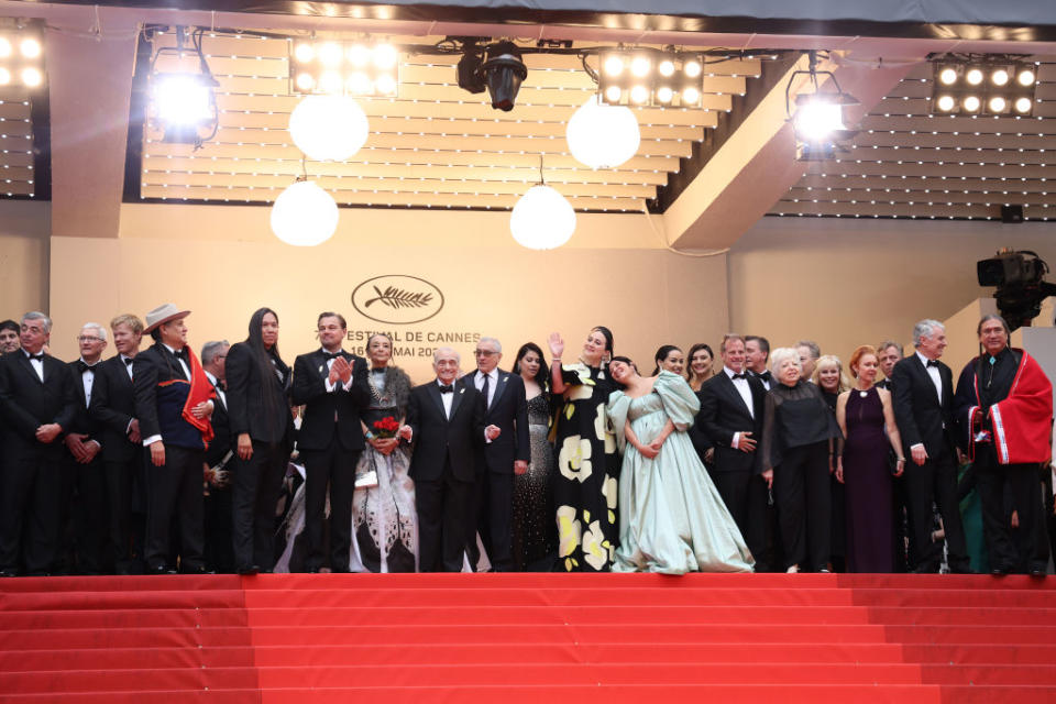 The cast and producers of <em>Killers Of The Flower Moon</em> at the Cannes Film Festival (credit: Getty)