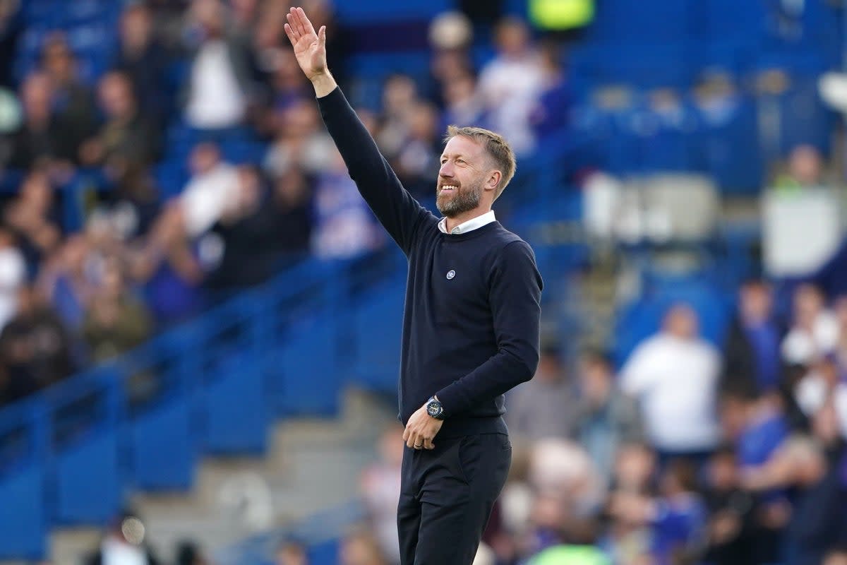 Graham Potter intends to make full use of his squad (Zac Goodwin/PA) (PA Wire)