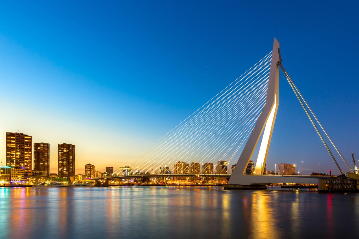 The Erasmus Bridge is an emblem of the modern Rotterdam - vichie81 - Fotolia