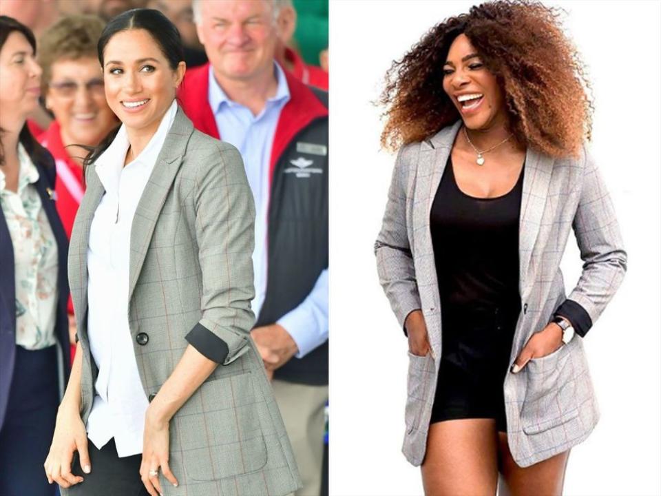 Meghan Markle and Serena Williams