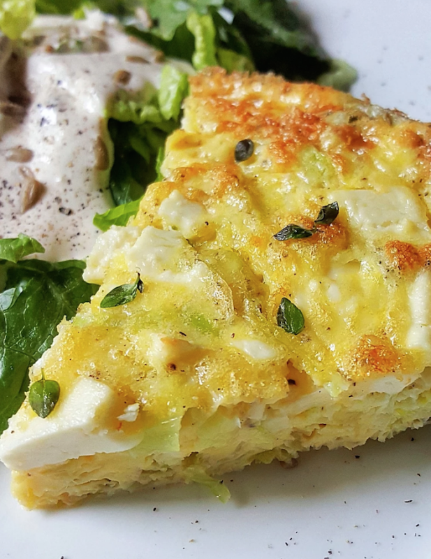 <p>Debbie Makes Low Carb Delicious</p><p>This leek and goat cheese pie makes a great breakfast, brunch or dinner. It's quick and easy to make.</p><p><strong>Get the recipe: <a href="https://www.debbiemakeslowcarbdelicious.com/post/crustless-leek-goat-cheese-pie-keto-low-carb-gluten-free-healthy-eating" rel="nofollow noopener" target="_blank" data-ylk="slk:Leek And Goat Cheese Pie;elm:context_link;itc:0;sec:content-canvas" class="link "><em>Leek And Goat Cheese Pie</em></a></strong></p><p><strong>Related: <a href="https://www.yahoo.com/lifestyle/100-best-casserole-recipes-easy-152243552.html" data-ylk="slk:100 Best Casseroles of All Time;elm:context_link;itc:0;sec:content-canvas;outcm:mb_qualified_link;_E:mb_qualified_link;ct:story;" class="link  yahoo-link">100 Best Casseroles of All Time</a></strong></p>