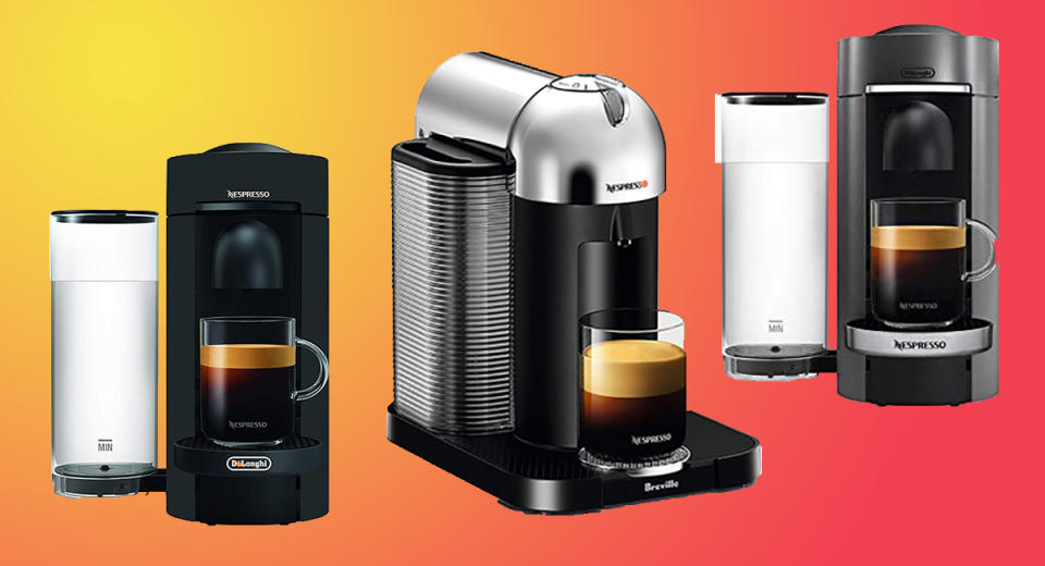 Nestpresso Vertuo and VertuoPlus Coffee and Espresso Makers. (Photo: Amazon)