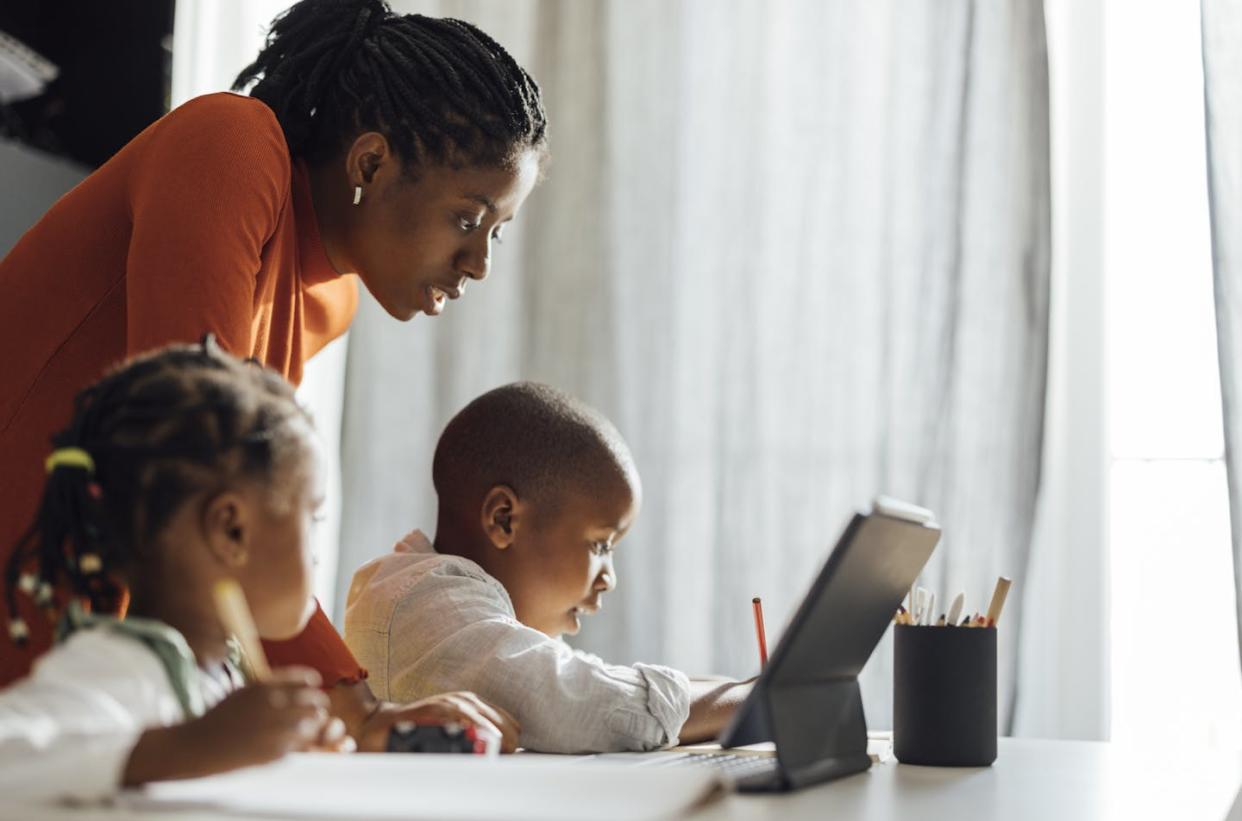 Homeschooled children don't always get a well-rounded curriculum. <a href="https://www.gettyimages.com/detail/photo/serious-mother-helps-her-children-to-do-their-royalty-free-image/1352132571?phrase=home+school&adppopup=true" rel="nofollow noopener" target="_blank" data-ylk="slk:miniseries via Getty Images;elm:context_link;itc:0;sec:content-canvas" class="link ">miniseries via Getty Images</a>