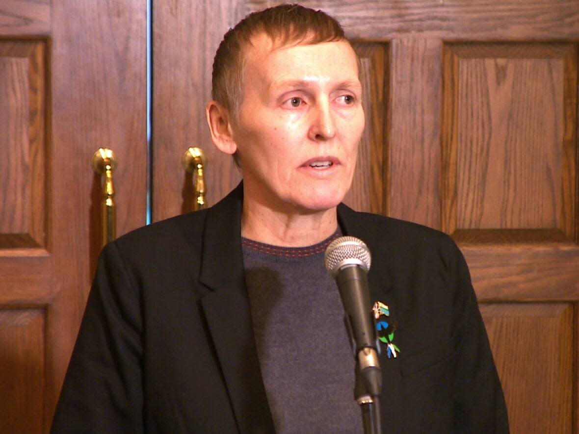 Lela Evans, the MHA for the Torngat Mountains district, says she's leaving the province's PC party to sit as an Independent. (Mark Quinn/CBC - image credit)