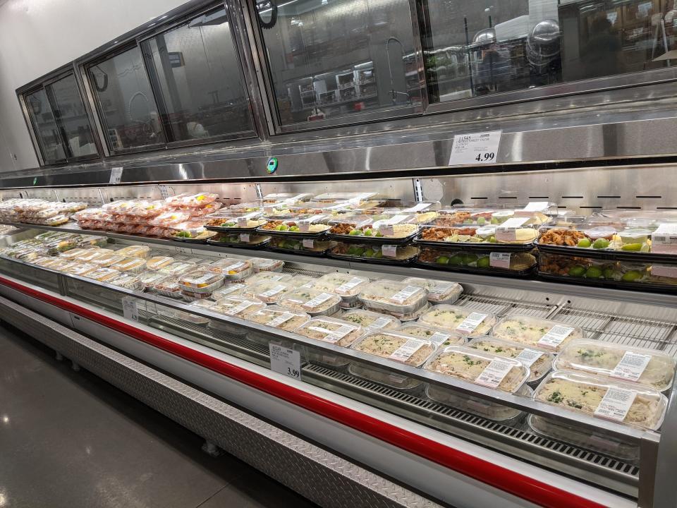 Costco ready-to-eat casseroles and appetizers