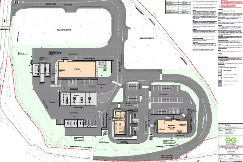 Masterplan for new Bridgwater services north of the Dunball roundabout