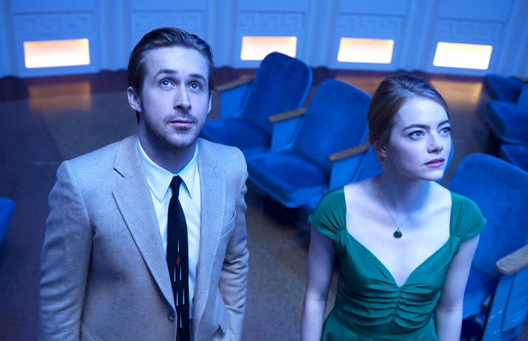 Ryan Gosling and Emma Stone in ‘La La Land’ (Photo: Lionsgate)