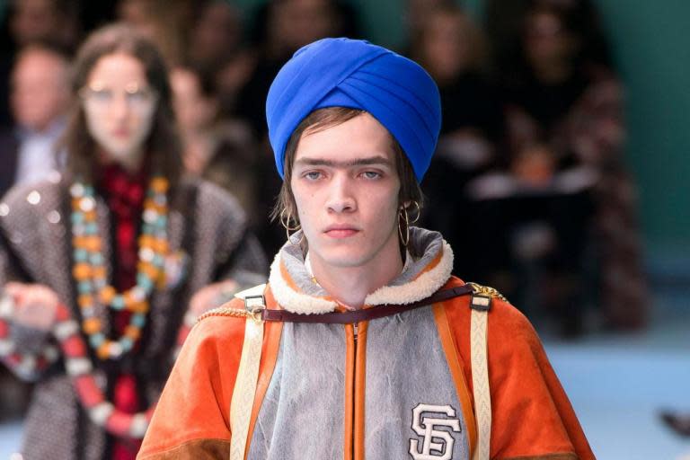 Gucci has been accused of cultural appropriation for selling a £600 turban at luxury department store Nordstrom.The garment, which Gucci refers to as an “Indy Full Turban”, first stoked criticism in February 2018 when it debuted at the Italian fashion house’s autumn/winter show.Now, after shoppers spotted the product being sold online, the controversy has been ignited once more. The headpiece, which is now sold out on Nordstrom’s website, was listed as costing $790 (£615) and described as a “gorgeously crafted turban” that will “turn heads while keeping you in comfort as well as trademark style”.On Twitter, numerous people expressed their concerns over the headpiece, particularly in terms of the brand and its customers not appreciating the turban's deep religious significance. Also known as a dastaar, the turban is a headpiece worn by the Sikh community (but may be used by other groups) as an article of faith and carries an immense spiritual and temporal significance.Traditionally in Sikhism, a turban is worn by both men and women as a symbol of piety, honour and spirituality.It is because of this that many critics called out both Gucci and Nordstrom for using the religious article to “fill their pockets”.“Dear @gucci, the Sikh Turban is not a hot new accessory for white models but an article of faith for practising Sikhs,” one person wrote on Twitter.Another person added: “ “The turban for Sikh is a matter of faith and not another decorative piece.“RESPECT Religious sentiments while thinking of filling your pockets.”The New York-based Sikh Coalition also condemned the high-fashion brand on Twitter, writing: “The Sikh turban is not just a fashion accessory, but it’s also a sacred religious article of faith. “We hope more can be done to recognise this critical context.”> The turban is not just an accessory to monetize; it's a religious article of faith that millions of Sikhs view as sacred. Many find this cultural appropriation inappropriate, since those wearing the turban just for fashion will not appreciate its deep religious significance. pic.twitter.com/fldmxa3Wvr> > — Sikh Coalition (@sikh_coalition) > > May 14, 2019Others pointed out that the product was particularly offensive because Sikhs often face criticism and even violence for wearing a turban in western spaces. “Hey @Nordstrom and @gucci: this is inappropriate! The turban is a Sikh article of faith, not a cute fashion accessory,” one person wrote on Twitter.“Considering the amount of discrimination turban-wearing Sikhs regularly undergo, please reconsider selling this product.> Hey @Nordstrom and @gucci: this is inappropriate! The turban is a Sikh article of faith, not a cute fashion accessory. Considering the amount of discrimination turban-wearing Sikhs regularly undergo, please reconsider selling this product. pic.twitter.com/4pLi24gkGm> > — Harmanpreet (@sassy_preet) > > May 14, 2019Another person agreed, adding: “This is beyond aggravating. Did someone at @gucci even bother to figure out what a dastaar (turban) means to Sikhs? Did it cross your minds to consider the history behind our identity? “My people are discriminated against, even killed, for wearing a turban.”In February 2018, just days after the brand was first criticised for showing traditional Sikh turbans on its runway, a Sikh man had his turban ripped from his head in a racist attack while he was queueing outside Parliament in London. > Does anyone wanna explain to me why @gucci thought selling a turban for $790 was a good idea? @Nordstrom > > This isn't a "trademark style." This is not some "fashion accessory." > > This is just very-off. pic.twitter.com/hVBIVvb9Ic> > — Naureen Singh (@Naureenksingh) > > May 14, 2019This isn’t the first time Gucci has been embroiled in controversy. In February, the brand was criticised after shoppers complained its $890 (£688) “balaclava jumper”, which features a cut-out at the mouth and red lips, resembled blackface. “Haute Couture Blackface for the millennials???” one person wrote on Twitter.> BAN @gucci THIS IS BLACKFACE pic.twitter.com/fEdWBDOMS0> > — Blondiee (@CassieMariee_) > > February 7, 2019Another added: “THIIIIIIIS is blackface guys. THIS. huge overdramatic red lips and a literal BLACK face. This is DISGUSTING. I don’t wanna see any of you with Gucci belts and slides after this.”As a result of the backlash, Gucci issued a public apology “for the offence” caused and removed the item from its stores and website.“We can confirm that the item has been immediately removed from our online store and all physical stores,” the company said in a statement.“We consider diversity to be a fundamental value to be fully upheld, respected, and at the forefront of every decision we make. “We are fully committed to increasing diversity throughout our organisation and turning this incident into a powerful learning moment for the Gucci team and beyond."The Independent has contacted Gucci and Nordstrom for comment.
