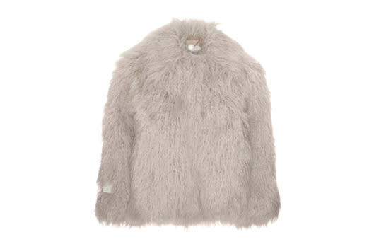 Stella McCartney faux-fur coat