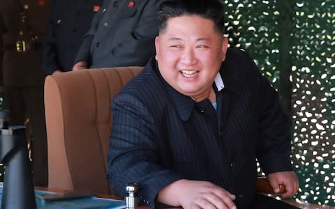 Kim Jong-un was described as a tyrant by Joe Biden - Credit: AFP