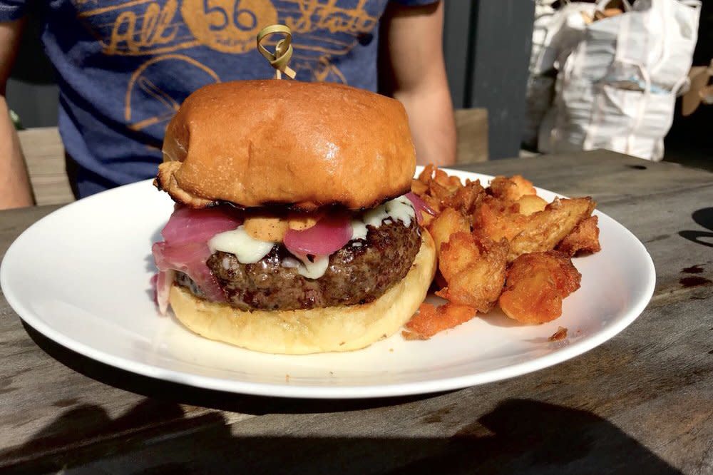 Scrapple Burgers and Dogs in Delaware State Fair, Delaware