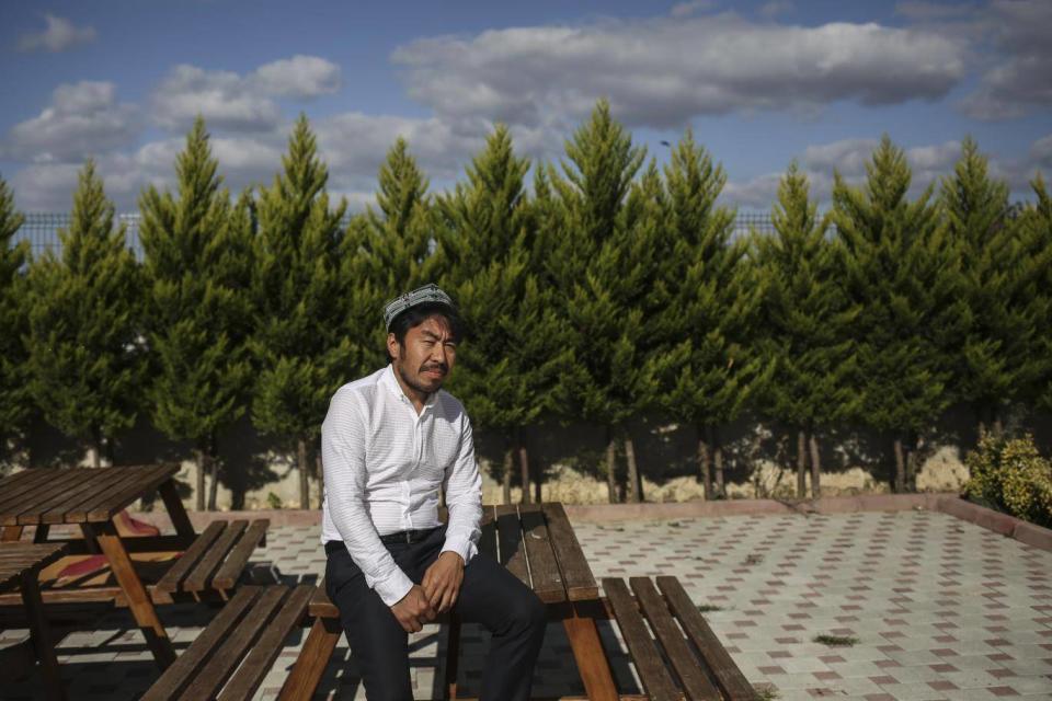 Eysa, a 36-year-old ethnic Uighur, was blackmailed into spying for the Chinese intelligence services (Tara Todras-Whitehill)