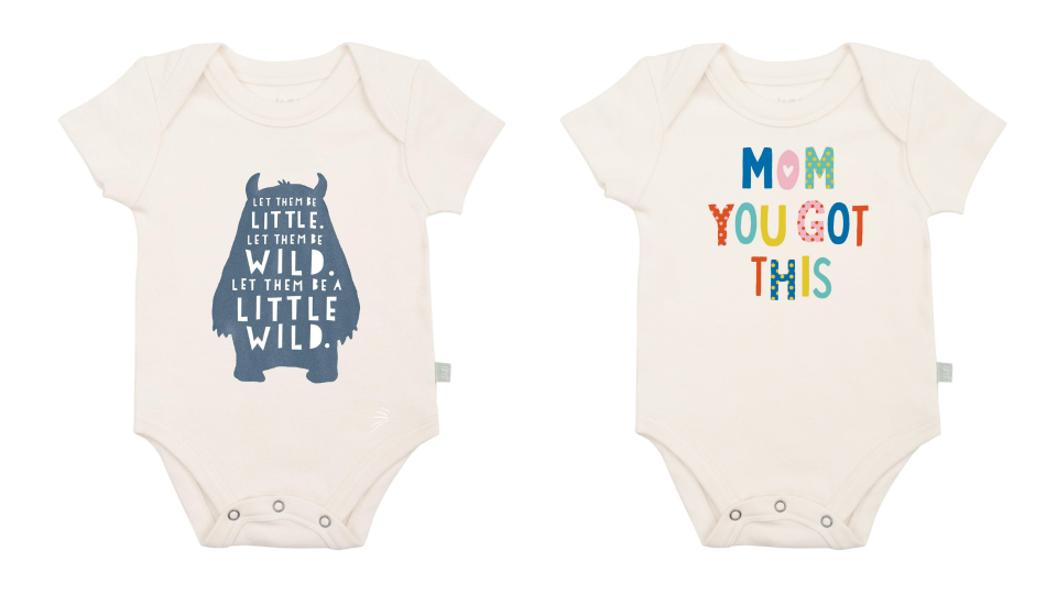 These adorable onesies give moms a push of encouragement.