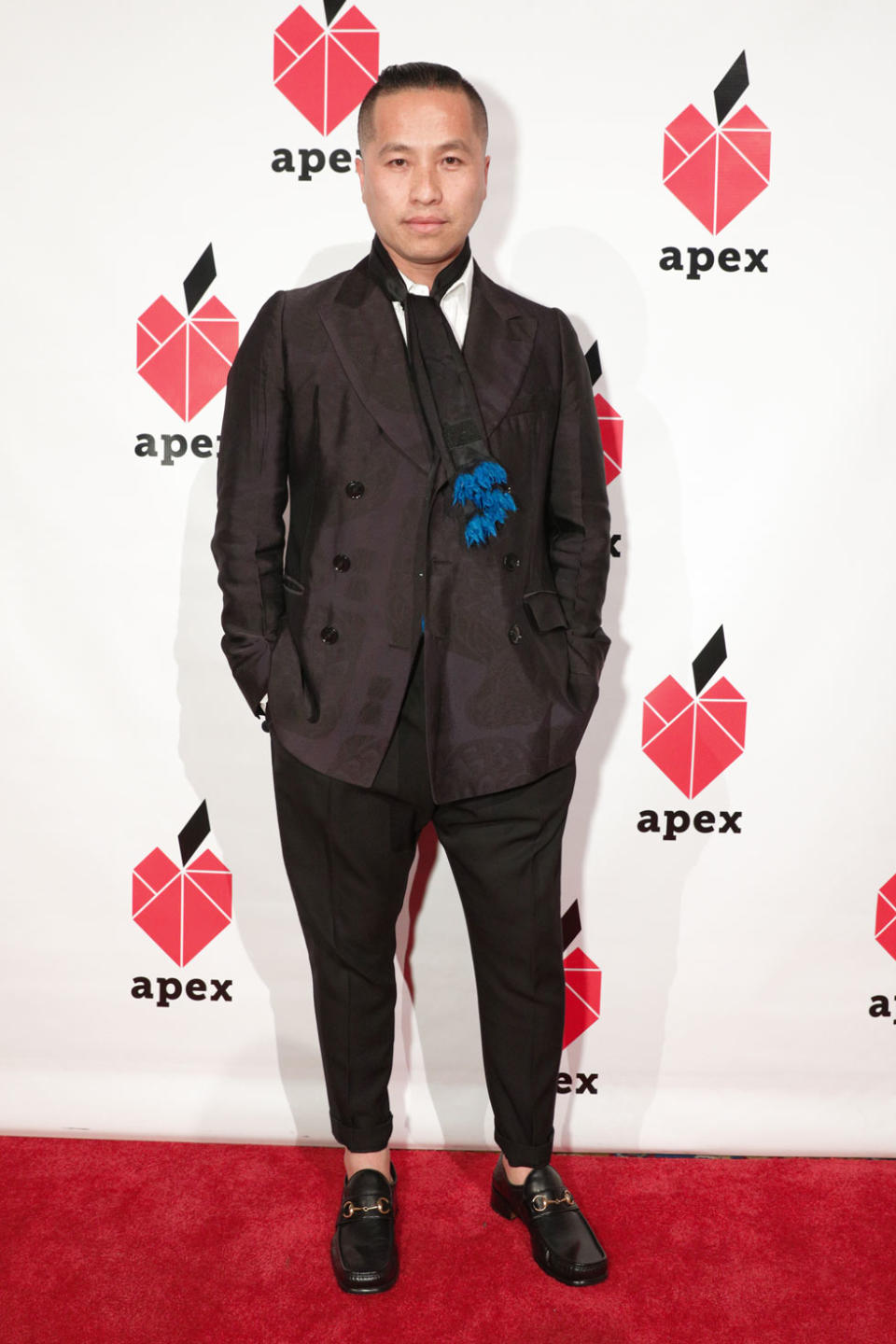<p>Fashion designer Phillip Lim offers these words of wisdom: “Being a minority myself, being an immigrant myself, people are always asking me ‘How do you find success?’ Here’s how you do it. You turn around and bring people along. Keep going, keep going; it [success] will find you.”<br> (Photo: BFA/courtesy of Apex for Youth) </p>