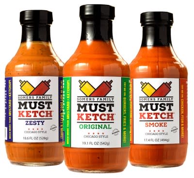 Somers Family MustKetch, a new condiment category combining a proprietary mustard and ketchup recipe – along with an array of spices and natural flavors – is now available through Norman Distribution in Chicago.