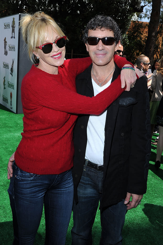 Shrek Forever After LA Premiere 2010 Melanie Griffith Antonio Banderas