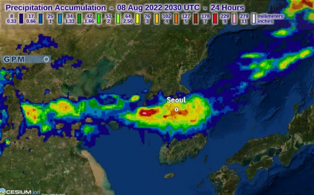 South Korea Rainfall