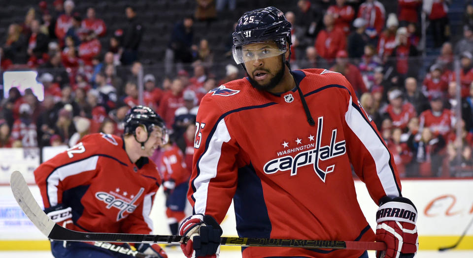 Smith-Pelly, one of the Capitals’ biggest Stanley Cup contributors last spring, was placed on waivers Wednesday. (Getty)