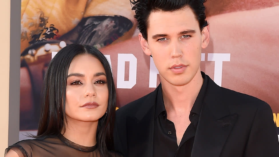 Vanessa Hudgens and Austin Butler at the July premiere of Once Upon A Time In Hollywood