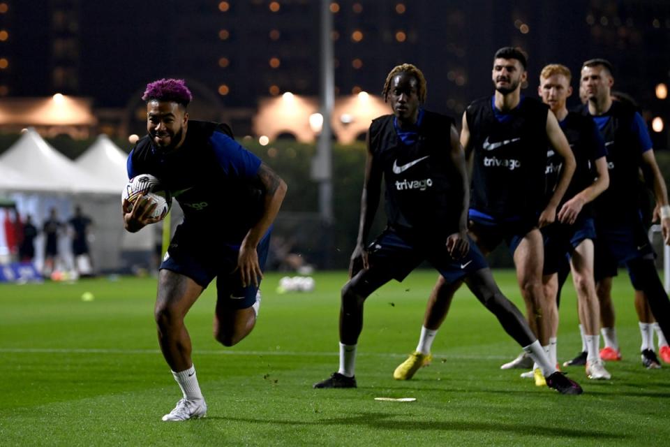 Reece James: (Chelsea FC via Getty Images)