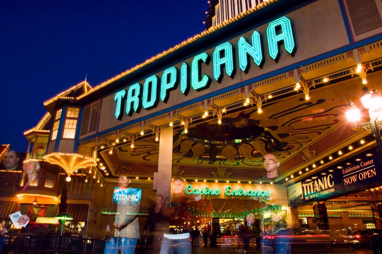 <span>The Tropicana in Las Vegas in 2006. Louis Armstrong and Bennie Goodman played residencies there in its heyday.</span><span>Photograph: Kim Hammar/Alamy</span>