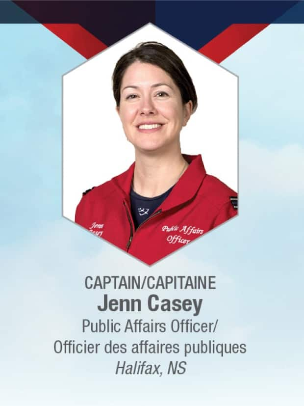 The legacy of Snowbirds Capt. Jennifer Casey will be honoured in a memorial park to be built near the Kamloops airport.  (Royal Canadian Air Force - image credit)