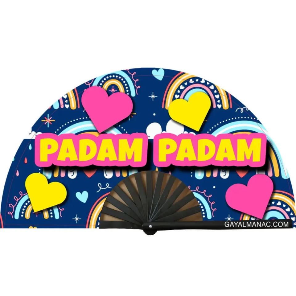 GAY ALMANAC - PADAM HAND FAN