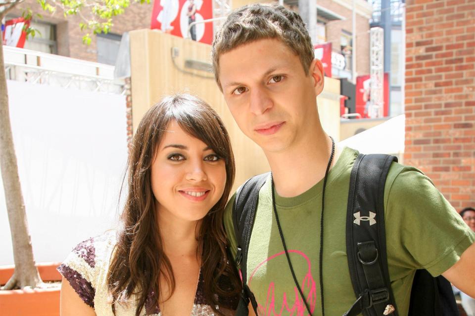 Aubrey Plaza and Michael Cera