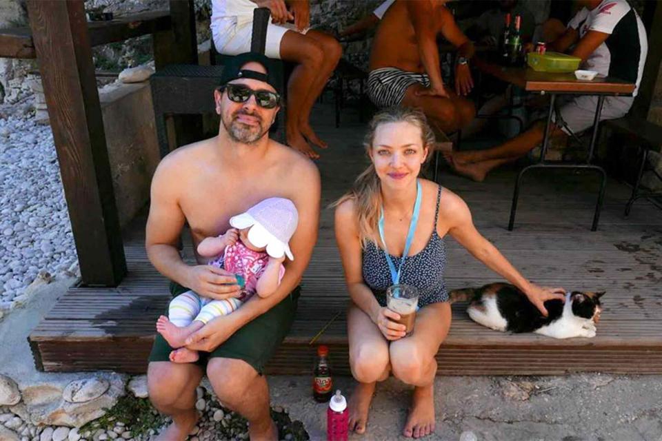 Amanda Seyfried/Instagram Thomas Sadoski and Amanda Seyfried with their daughter Nina