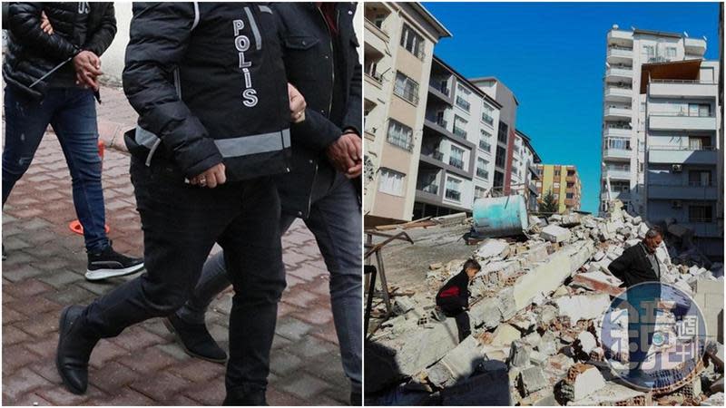 土國一場毀滅性地震已奪逾4萬命，政府開始對不肖建商究責，不少人在逃跑過程落網。（翻攝自推特@anadoluajansi、本刊資料照）