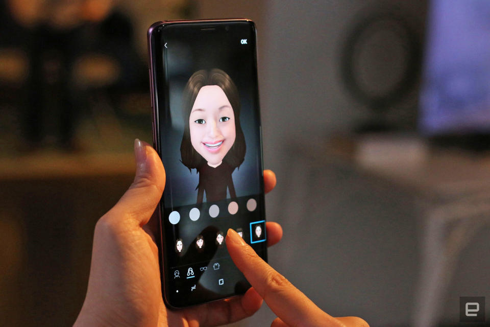 Samsung's unsettling AR Emoji were the standout feature during the Galaxy S9's