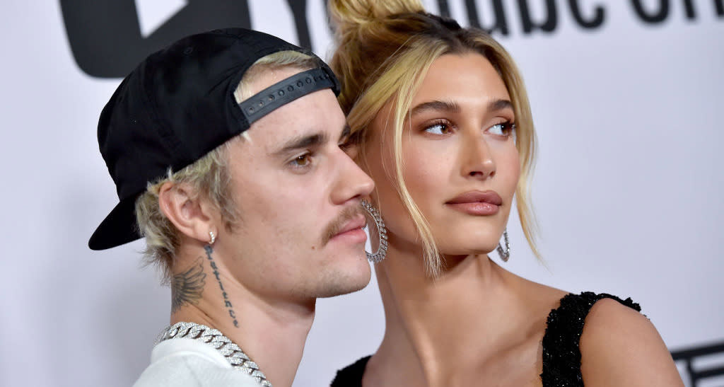 Hailey Bieber says she has felt "happier" while self-isolating with husband, Justin Bieber. (Photo by Axelle/Bauer-Griffin/FilmMagic)