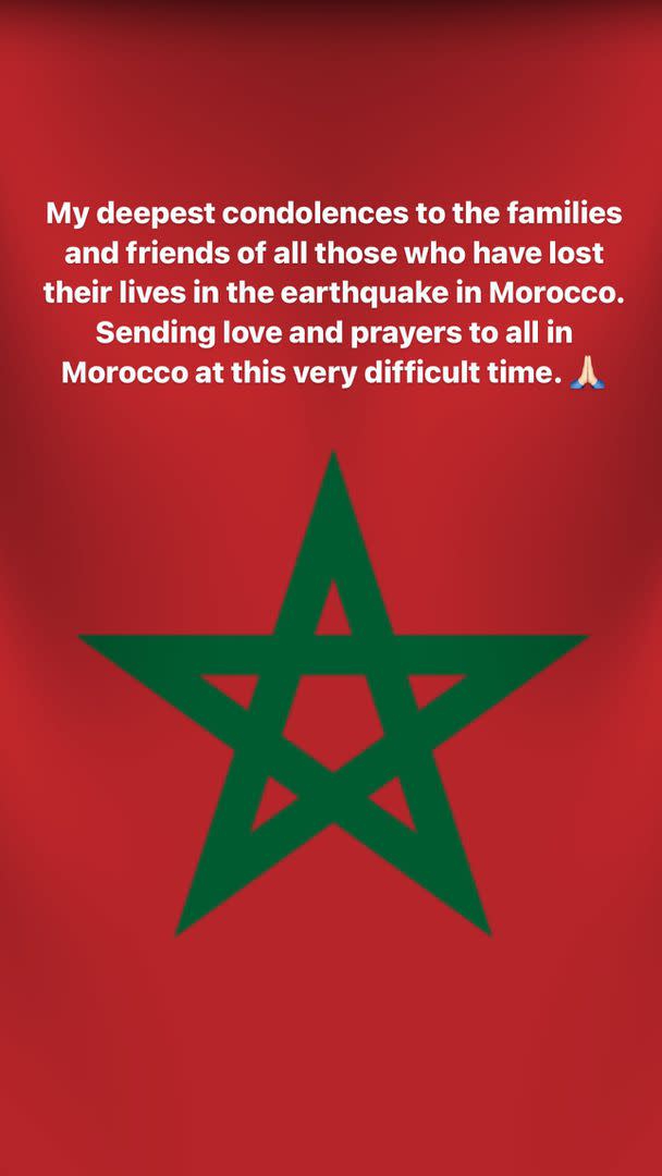 Cristiano Ronaldo has message for Moroccan victims